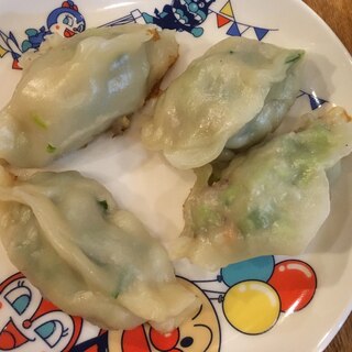 エビ白菜蒸し餃子